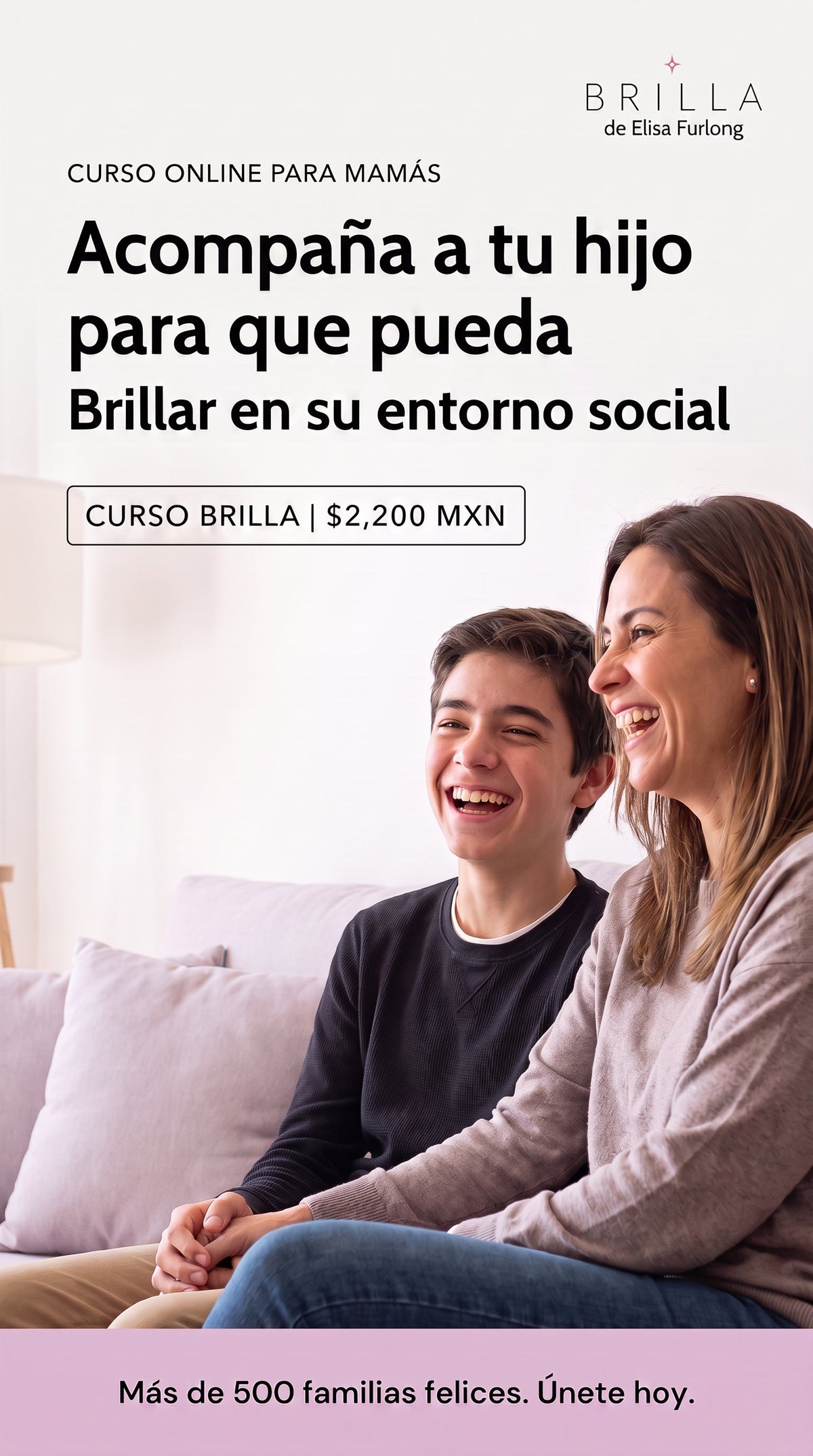 Curso para padres: B.R.I.L.L.A en VIVO vía Zoom